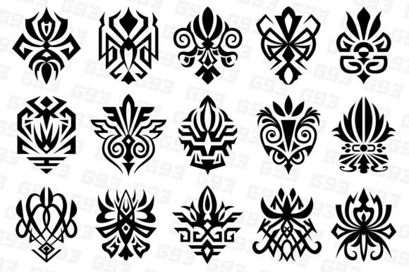 Abstract Ornament Designs: Graphics & Illustrations