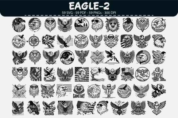 Eagle Vector Clipart: 59 Graphics & Illustrations