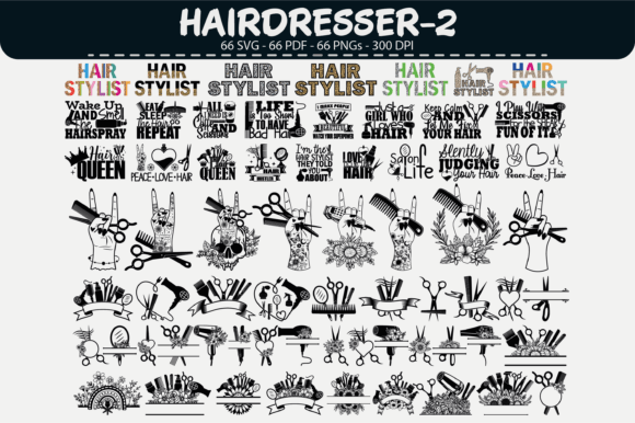 Hairdresser Vector Clipart: 66 Graphics & Illustrations