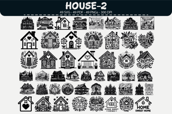 House Vector Clipart: 49 Graphics & Illustrations