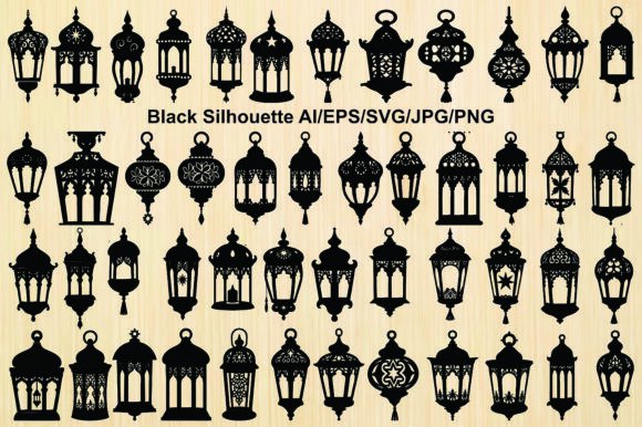 Ramadan Lantern Set: Graphics and Illustrations