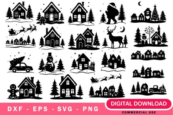 Review: Christmas Village SVG Bundle for Embroidery