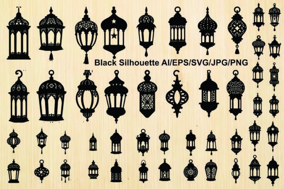 Review: Set of Arabic Lantern Ramadan Silhouette for Embroidery
