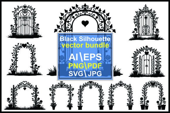 Reviewing Gate Silhouette Vector for Embroidery