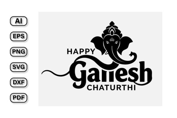 Reviewing the Happy Ganesh Chaturthi Typography Vector